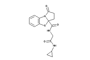 N-[2-(cyclopropylamino)-2-keto-ethyl]-1-keto-2,3-dihydropyrrolo[2,1-b][1,3]benzothiazole-3a-carboxamide