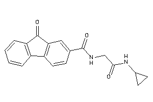 N-[2-(cyclopropylamino)-2-keto-ethyl]-9-keto-fluorene-2-carboxamide