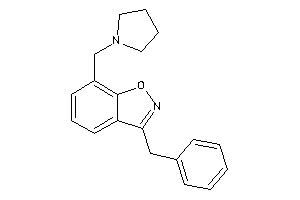 3-benzyl-7-(pyrrolidinomethyl)indoxazene