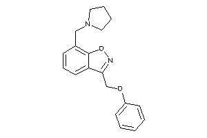 3-(phenoxymethyl)-7-(pyrrolidinomethyl)indoxazene