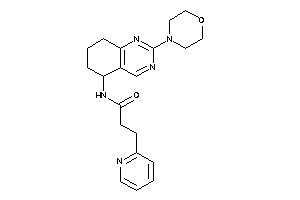 N-(2-morpholino-5,6,7,8-tetrahydroquinazolin-5-yl)-3-(2-pyridyl)propionamide