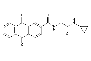 N-[2-(cyclopropylamino)-2-keto-ethyl]-9,10-diketo-anthracene-2-carboxamide