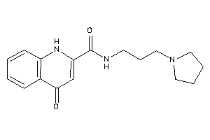 4-keto-N-(3-pyrrolidinopropyl)-1H-quinoline-2-carboxamide