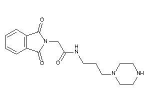 2-phthalimido-N-(3-piperazinopropyl)acetamide