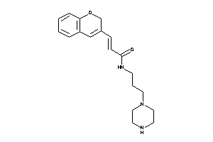 3-(2H-chromen-3-yl)-N-(3-piperazinopropyl)acrylamide