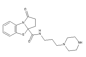 1-keto-N-(3-piperazinopropyl)-2,3-dihydropyrrolo[2,1-b][1,3]benzothiazole-3a-carboxamide