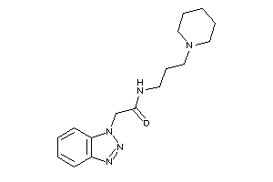 2-(benzotriazol-1-yl)-N-(3-piperidinopropyl)acetamide