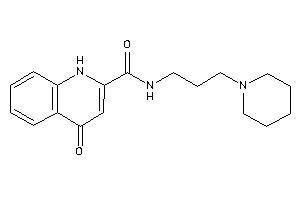 4-keto-N-(3-piperidinopropyl)-1H-quinoline-2-carboxamide