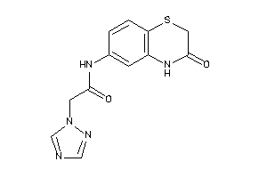 N-(3-keto-4H-1,4-benzothiazin-6-yl)-2-(1,2,4-triazol-1-yl)acetamide