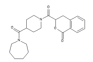 3-[4-(azepane-1-carbonyl)piperidine-1-carbonyl]isochroman-1-one