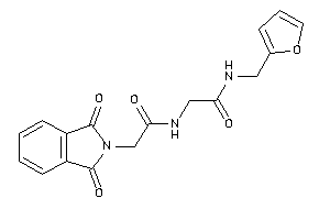 N-(2-furfuryl)-2-[(2-phthalimidoacetyl)amino]acetamide