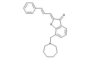 7-(azepan-1-ylmethyl)-2-cinnamylidene-coumaran-3-one