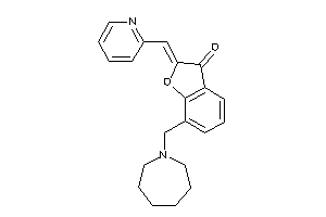 7-(azepan-1-ylmethyl)-2-(2-pyridylmethylene)coumaran-3-one