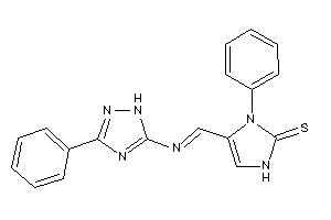 1-phenyl-5-[(3-phenyl-1H-1,2,4-triazol-5-yl)iminomethyl]-4-imidazoline-2-thione