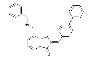 7-[(benzylamino)methyl]-2-(4-phenylbenzylidene)coumaran-3-one