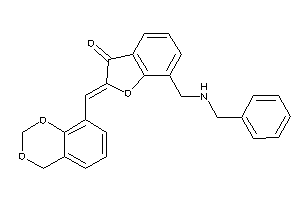 2-(4H-1,3-benzodioxin-8-ylmethylene)-7-[(benzylamino)methyl]coumaran-3-one