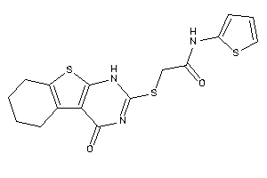 2-[(4-keto-5,6,7,8-tetrahydro-1H-benzothiopheno[2,3-d]pyrimidin-2-yl)thio]-N-(2-thienyl)acetamide