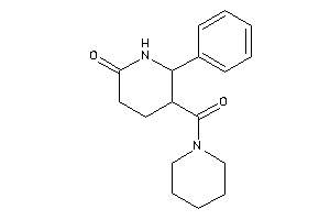 6-phenyl-5-(piperidine-1-carbonyl)-2-piperidone