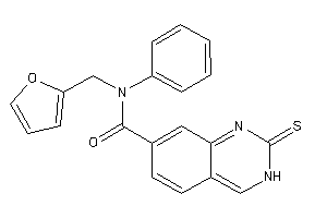 N-(2-furfuryl)-N-phenyl-2-thioxo-3H-quinazoline-7-carboxamide