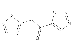 1-(thiadiazol-5-yl)-2-thiazol-2-yl-ethanone