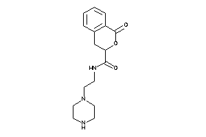 1-keto-N-(2-piperazinoethyl)isochroman-3-carboxamide