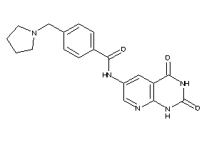 N-(2,4-diketo-1H-pyrido[2,3-d]pyrimidin-6-yl)-4-(pyrrolidinomethyl)benzamide