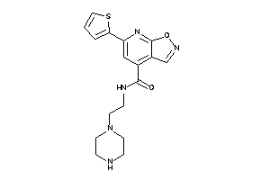 N-(2-piperazinoethyl)-6-(2-thienyl)isoxazolo[5,4-b]pyridine-4-carboxamide