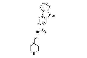 9-keto-N-(2-piperazinoethyl)fluorene-2-carboxamide