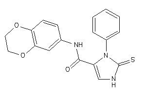 N-(2,3-dihydro-1,4-benzodioxin-6-yl)-3-phenyl-2-thioxo-4-imidazoline-4-carboxamide