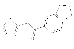 1-indan-5-yl-2-thiazol-2-yl-ethanone