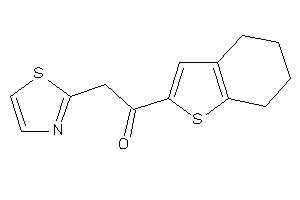 1-(4,5,6,7-tetrahydrobenzothiophen-2-yl)-2-thiazol-2-yl-ethanone