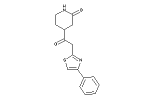 4-[2-(4-phenylthiazol-2-yl)acetyl]-2-piperidone