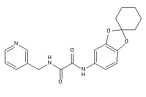 N-(3-pyridylmethyl)-N'-spiro[1,3-benzodioxole-2,1'-cyclohexane]-5-yl-oxamide