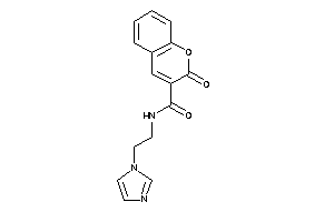 N-(2-imidazol-1-ylethyl)-2-keto-chromene-3-carboxamide