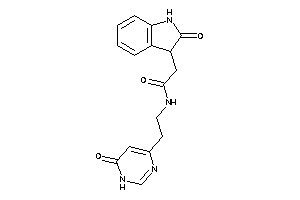 2-(2-ketoindolin-3-yl)-N-[2-(6-keto-1H-pyrimidin-4-yl)ethyl]acetamide