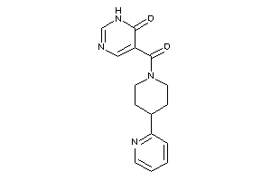 5-[4-(2-pyridyl)piperidine-1-carbonyl]-1H-pyrimidin-6-one