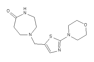 1-[(2-morpholinothiazol-5-yl)methyl]-1,4-diazepan-5-one