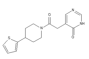 5-[2-keto-2-[4-(2-thienyl)piperidino]ethyl]-1H-pyrimidin-6-one