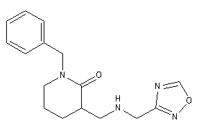 1-benzyl-3-[(1,2,4-oxadiazol-3-ylmethylamino)methyl]-2-piperidone