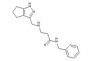 N-benzyl-3-(1,4,5,6-tetrahydrocyclopenta[c]pyrazol-3-ylmethylamino)propionamide