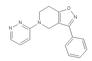 3-phenyl-5-pyridazin-3-yl-6,7-dihydro-4H-isoxazolo[4,5-c]pyridine