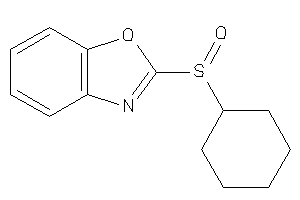 2-cyclohexylsulfinyl-1,3-benzoxazole