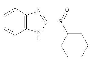 2-cyclohexylsulfinyl-1H-benzimidazole