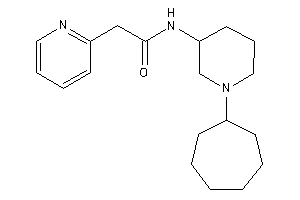 N-(1-cycloheptyl-3-piperidyl)-2-(2-pyridyl)acetamide