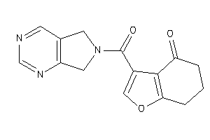 3-(5,7-dihydropyrrolo[3,4-d]pyrimidine-6-carbonyl)-6,7-dihydro-5H-benzofuran-4-one