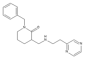 1-benzyl-3-[(2-pyrazin-2-ylethylamino)methyl]-2-piperidone