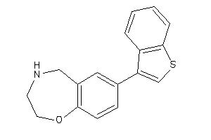 7-(benzothiophen-3-yl)-2,3,4,5-tetrahydro-1,4-benzoxazepine