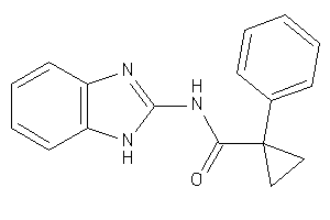 N-(1H-benzimidazol-2-yl)-1-phenyl-cyclopropanecarboxamide