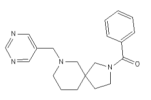 Phenyl-[7-(5-pyrimidylmethyl)-3,7-diazaspiro[4.5]decan-3-yl]methanone