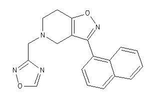 Image of 3-(1-naphthyl)-5-(1,2,4-oxadiazol-3-ylmethyl)-6,7-dihydro-4H-isoxazolo[4,5-c]pyridine